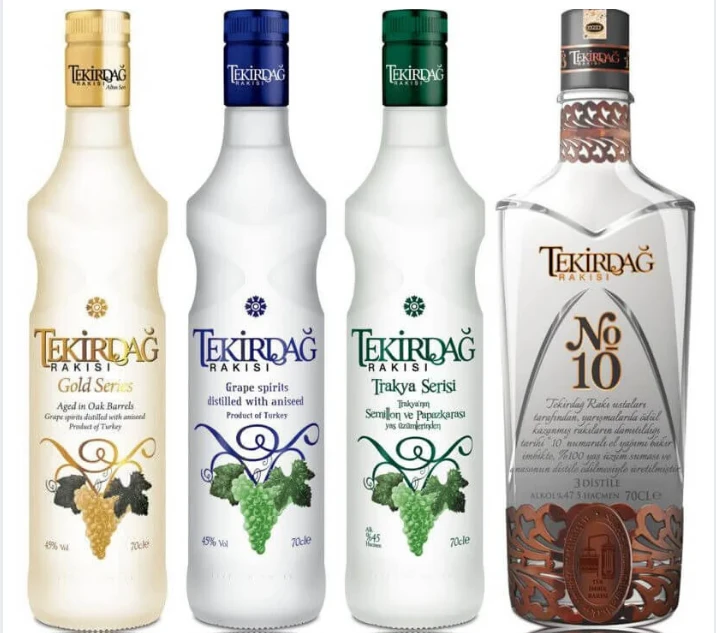 TEKİRDAĞ RAKI ÇEŞİTLERİ